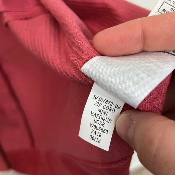 NWT Gap Barbie Pink Zip Up Corduroy Mini Skirt - Picture 8 of 9